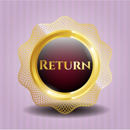Return gold badge