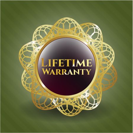 Life Time Warranty gold badge