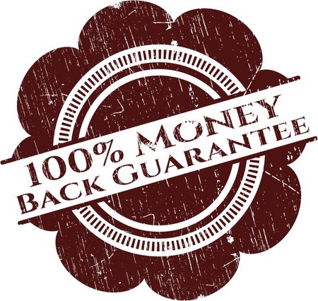 100% Money Back Guarantee rubber seal