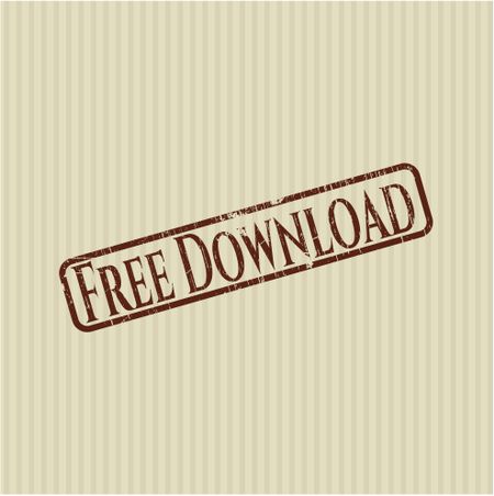 Free Download rubber grunge stamp