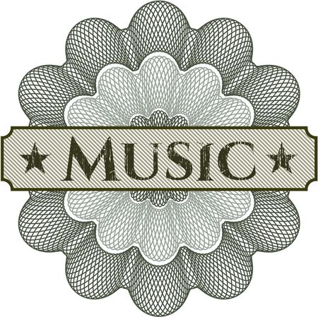 Music linear rosette