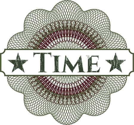 Time abstract rosette