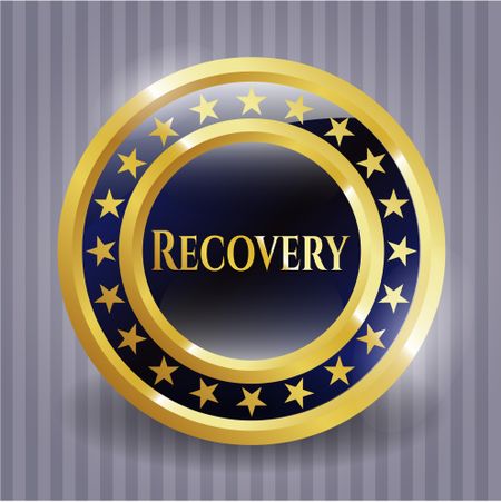 Recovery gold shiny emblem