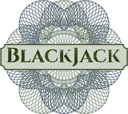 Black Jack rosette