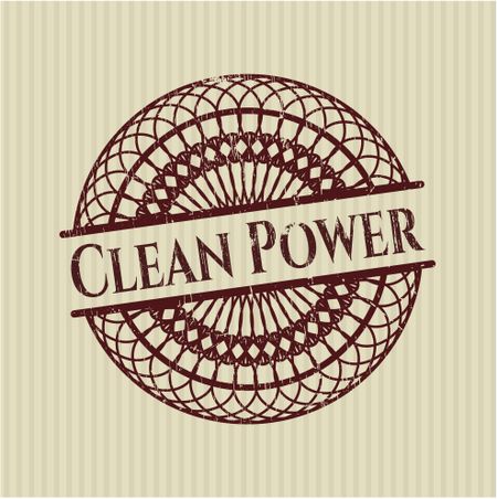 Clean Power rubber grunge seal