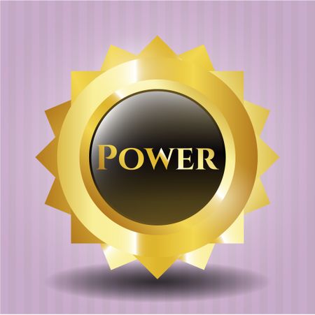 Power gold badge