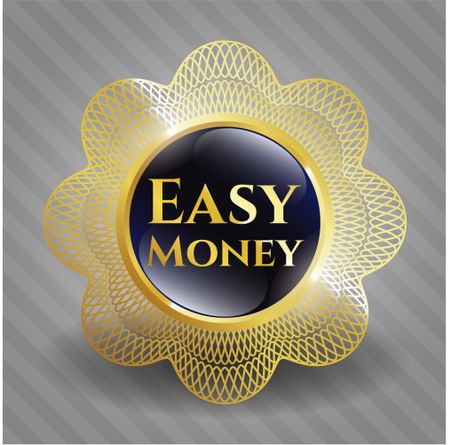 Easy Money gold shiny emblem
