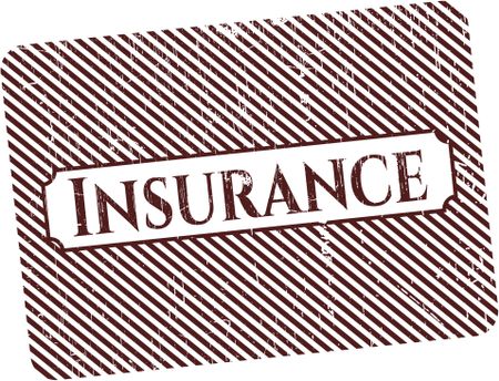 Insurance grunge seal