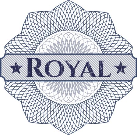 Royal abstract rosette