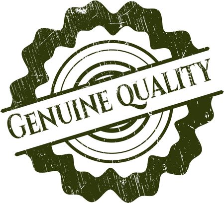 Genuine Quality rubber grunge stamp