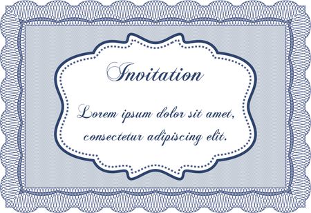 Retro invitation template. Easy to print. Customizable, Easy to edit and change colors.Beauty design. 