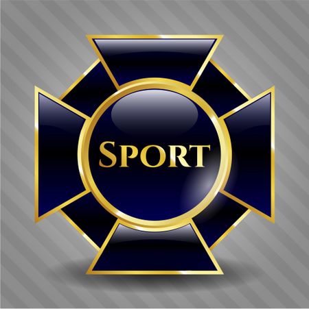 Sport gold badge