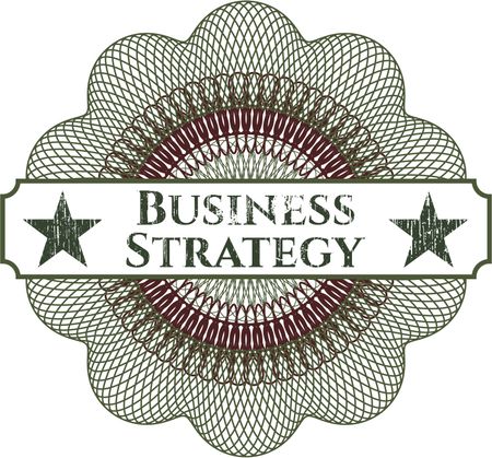 Business Strategy abstract rosette