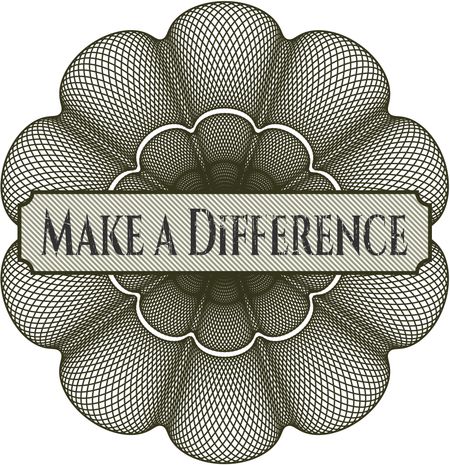 Make a Difference rosette