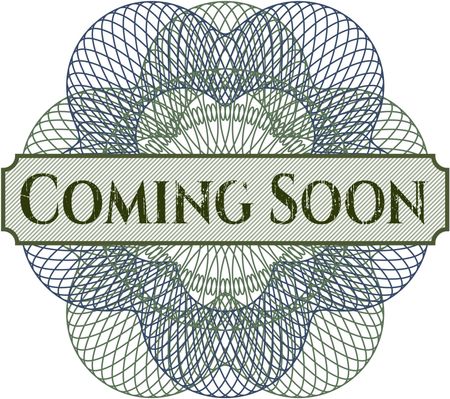 Coming Soon abstract rosette