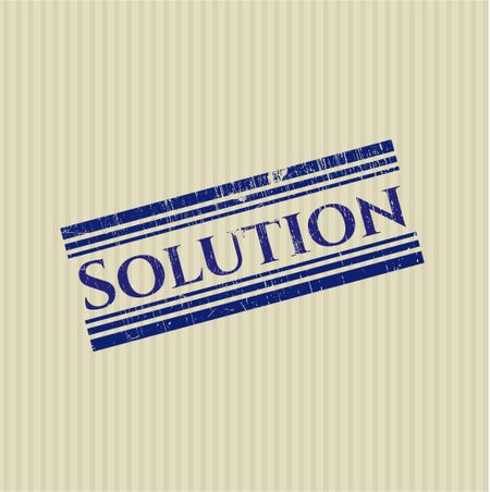 Solution rubber grunge seal