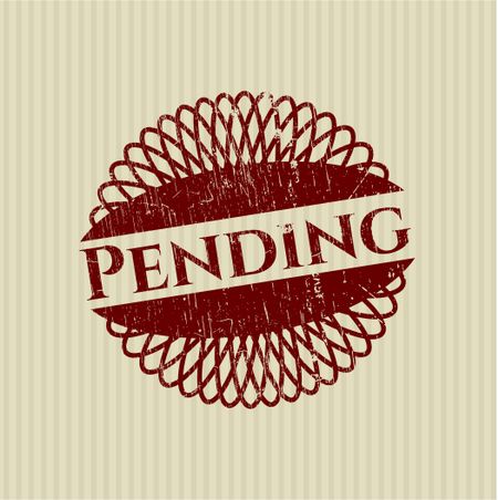 Pending grunge seal