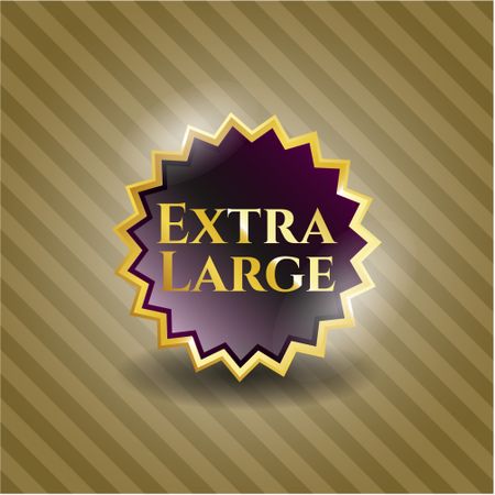 Extra Large gold badge