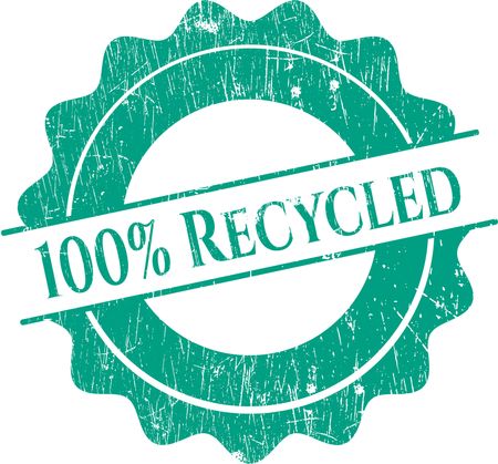 100% Recycled grunge seal