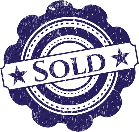 Sold rubber grunge seal