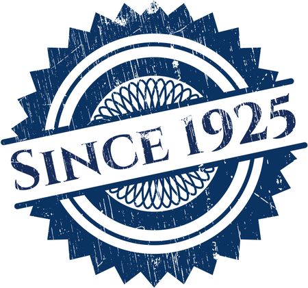 Since 1925 grunge seal