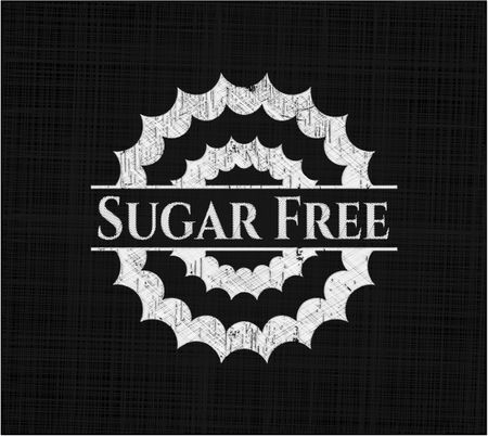 Sugar Free chalk emblem