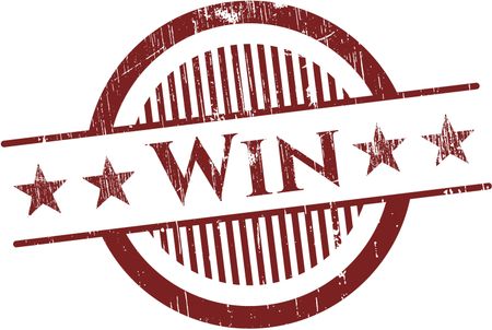 Win rubber stamp