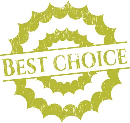 Best Choice rubber stamp
