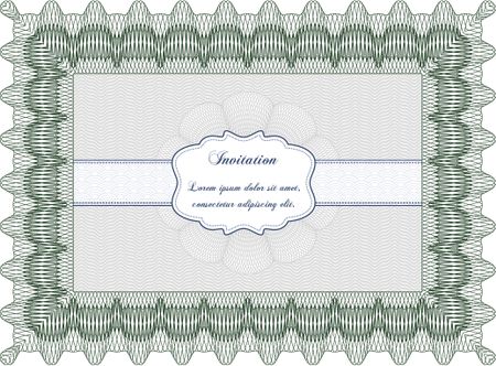 Vintage invitation. Nice design. Detailed. With quality background. 
