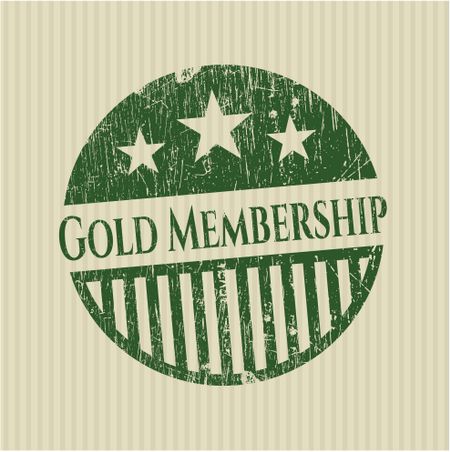 Gold Membership rubber seal