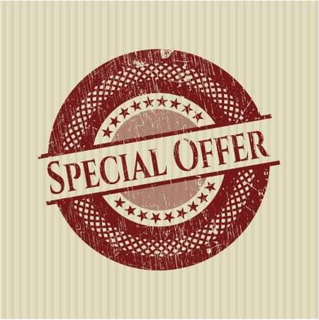 Special Offer grunge seal