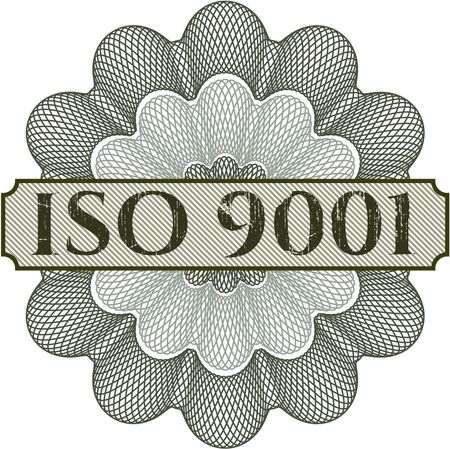ISO 9001 abstract rosette