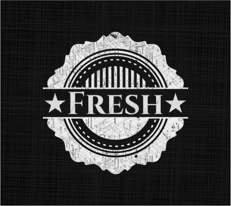 Fresh chalk emblem