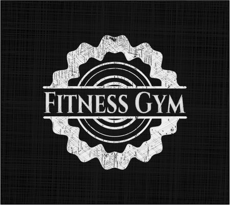 Fitness Gym written on a blackboard