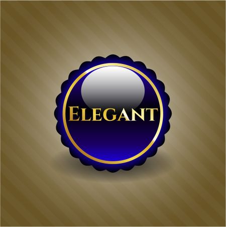 Elegant shiny emblem