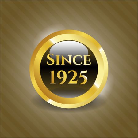 Since 1925 shiny emblem