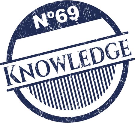 Knowledge grunge seal