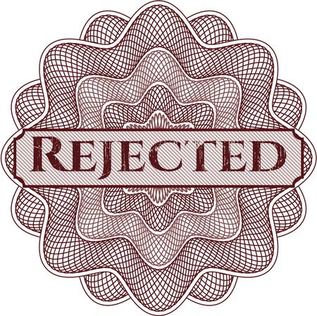 Rejected abstract rosette