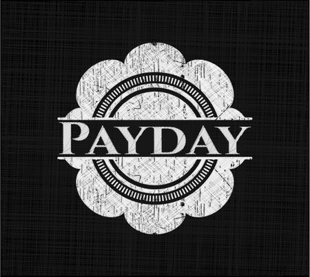 Payday chalkboard emblem
