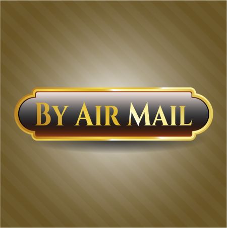 By Air Mail gold badge