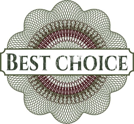 Best Choice rosette
