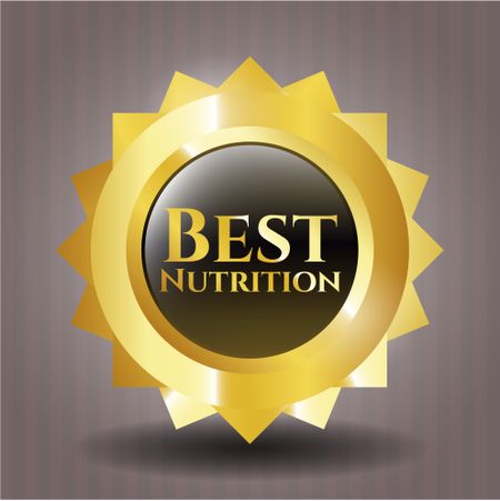 Best Nutrition gold shiny badge