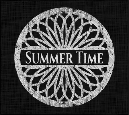 Summer Time chalk emblem