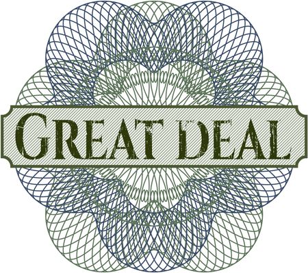 Great Deal abstract rosette