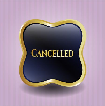 Cancelled gold badge