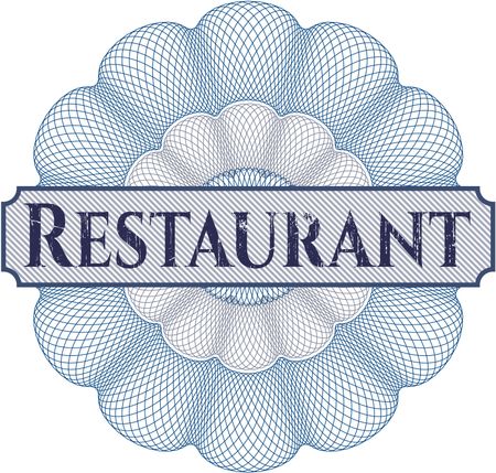 Restaurant abstract rosette