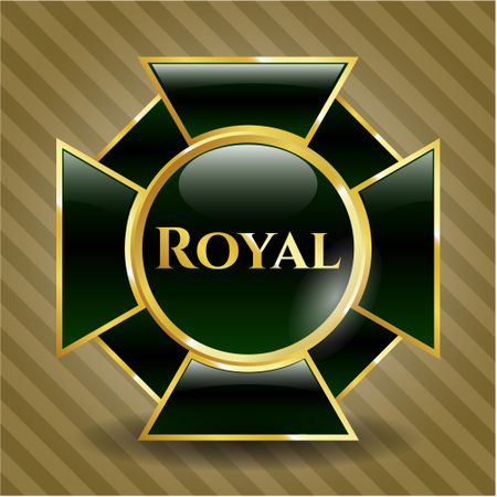 Royal shiny badge