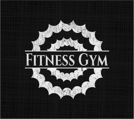 Fitness Gym chalk emblem