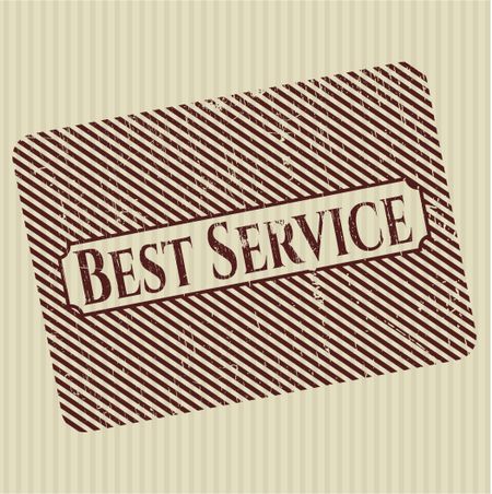 Best Service grunge seal