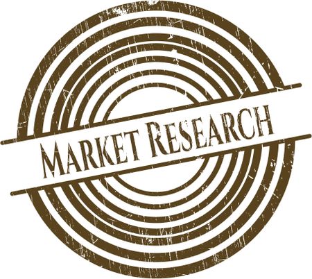 Market Research rubber stamp